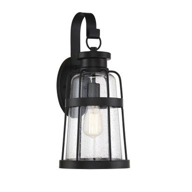 Quinton 1 Light Outdoor Wall Lantern 20 X 8.5 Inch Wide by Savoy House - L5-2942-BK