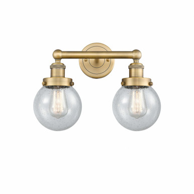 Beacon 2 Light Vanity Light 15.5 Inch Wide by Innovations - 616-2W-BE