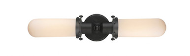Centri 2 Light Bath Vanity 4.5 Inch Tall and 22 Inch Wide by Innovations - 900-2W-OB-CE228-OB-W