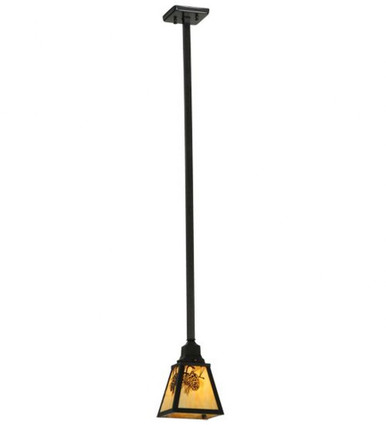 Winter Pine 1 Light Pendant 47.75 x 8.5 Inches by Meyda Tiffany - 141857