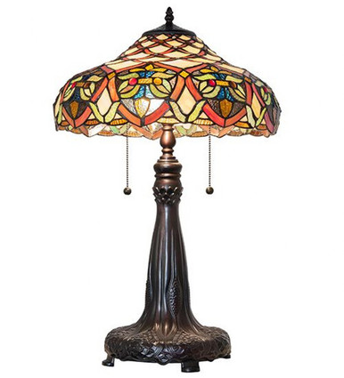 Franco 2 Light Table Lamp 26 Inch H and 16 Inch W by Meyda Tiffany 265257 - 265257