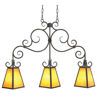 Wellington 60 Light Oblong Pendant 34.5 x 11 Inches by Meyda Tiffany - 120258