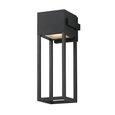 Strand VX 16W 1 LED Outdoor Wall Mount 18 Inch Tall X 7 Inch Wide by Maxim - 40674BK