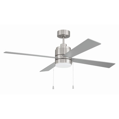 Mccoy 4 Blade Ceiling Fan with Light Kit 52 Inch Wide by Craftmade - EMCY52