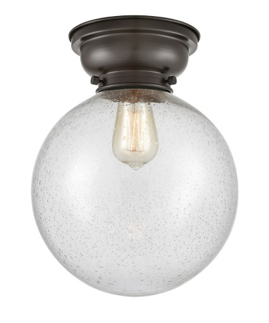 Beacon 1 Light Flush Mount 12.75 Inch Tall and 10 Inch Wide by Innovations - 623-1F-OB-G204-10