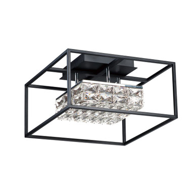 Zephyr 22W 1 LED 15.75 Inch Wide Flush Mount by ET2 - E23300-20BK