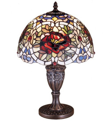 Renaissance Rose 1 Light Accent Lamp by Meyda Tiffany - 26675