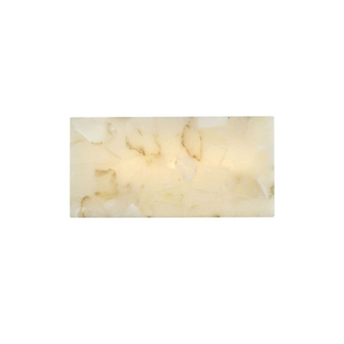 Alabaster Rocks Medley 10W 1 LED Wall Sconce 10 Inch Wide by Justice Design - ALR-5665