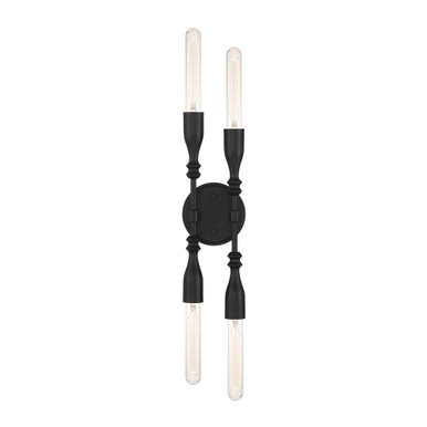 Louise Four Light Vanity Light by Designers Fountain - D231M-4B-MB