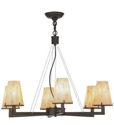 St. Lawrence 6 Light Chandelier 27 x 31 Inches Wide by Meyda Tiffany - 152197