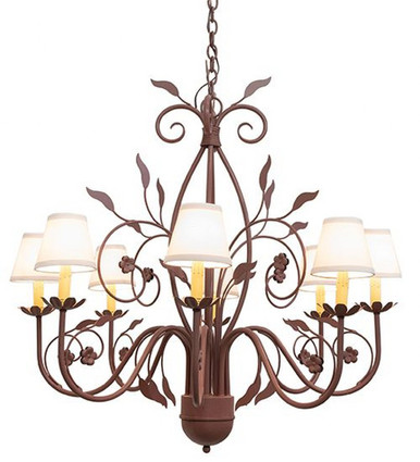 Bordeaux 8 Light Chandelier 45 x 37 Inches Wide by Meyda Tiffany - 260209