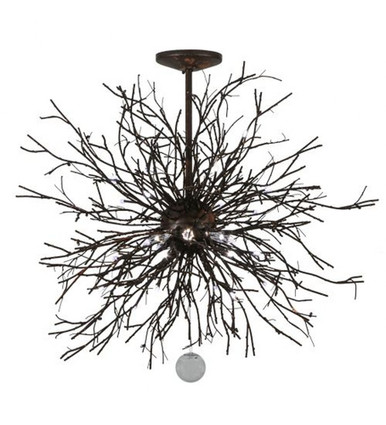 Pussy Willow 200W 20 LED Pendant 34.5 x 36 Inches by Meyda Tiffany - 136523