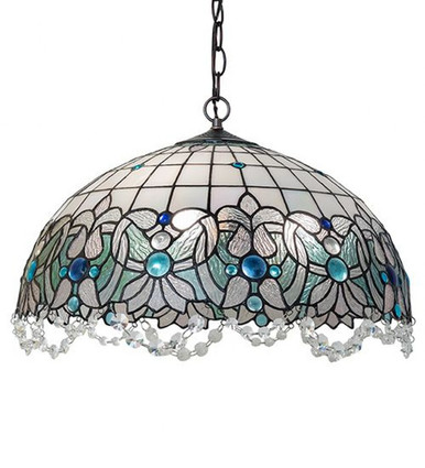 Angelica 3 Light Pendant 15 Inches Tall and 20 Inches Wide by Meyda Tiffany - 255700