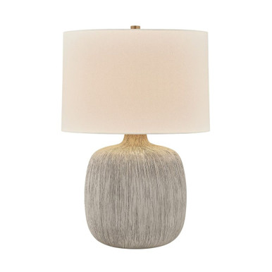 Keagan 1 Light Table Lamp 24 Inch Tall and 16.75 Inch Wide by Troy - PTL3124-PBR/CSE