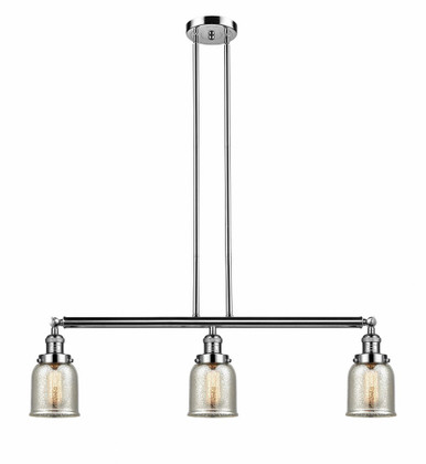 Bell 3 Light Stem Adjustable Island 10 Inch X 37.5 Inch Wide by Innovations - 213-PN-G58