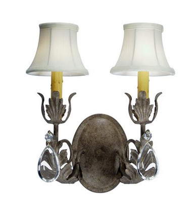 Esther 2 Light Wall Sconce 14 x 13 Inches by Meyda Tiffany - 117353