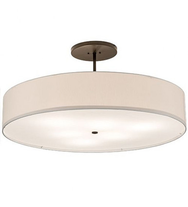 Cilindro Textrene 6 Light Semi Flush Mount 21 x 42 Inch by Meyda Tiffany - 189287