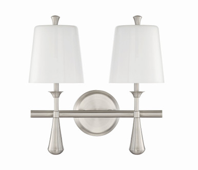 Palmer 2 Light Vanity Light by Craftmade - 57402-BNK