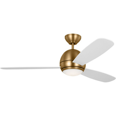Orbis 3 Blade Ceiling Fan with Light Kit 52 Inches Wide by Generation - 30BSR52