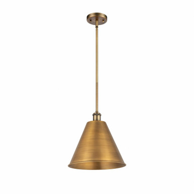Ballston Cone 1 Light Medium Pendant 12.75 Inch Tall by Innovations - 516-1S-MBC-12