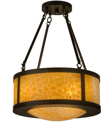 Pomona 4 Light Semi Flush Mount 24 x 18 Inches by Meyda Tiffany - 161333