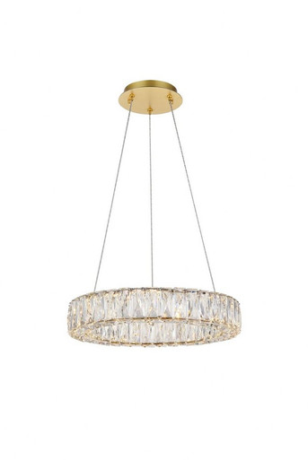 Monroe 22.5W LED Light Large Pendant by Elegant - 3503D17G