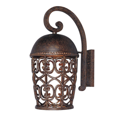 Amherst 1 Light Outdoor Wall Lantern 21.25 Inch Tall by Designers Fountain - 97593-bu