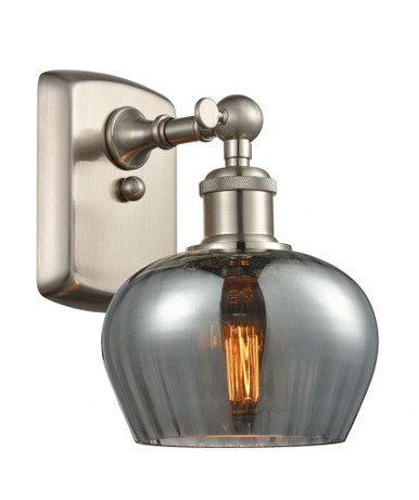 Fenton 1 Light Wall Sconce 8.5 Inch Tall and 6.5 Inch Wide by Innovations - 516-1W-SN-G93