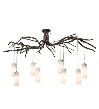 Winter Solstice Cilindro 40W 8 LED Chandelier 38 x 20 Inch W by Meyda - 200150