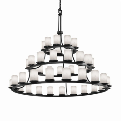 Clouds Dakota 45 Light Oversized 3 Tier Chandelier by Justice Design - CLD-8714-10