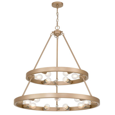 Castile 15 Light Chandelier 32.25 Inch Tall and 32 Inch Wide by Golden - 1019-69 FRG