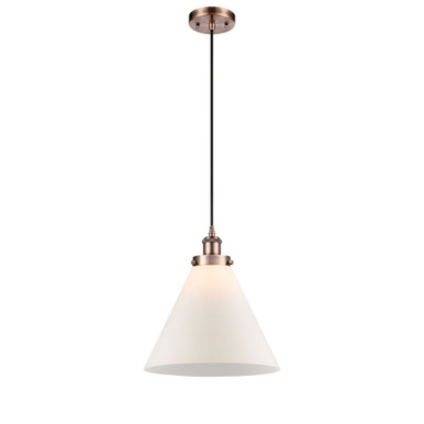 Cone 1 Light Medium Pendant by Innovations 916-1P-G4-L-L - 916-1P-G4-L-L