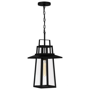 Devonport 1 Light Outdoor Small Pendant by Quoizel - DEV1910MBK