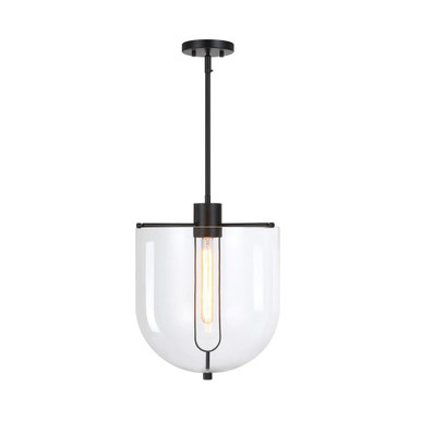 Skylar 1 Light Pendant 18.25 Inch Tall X 15 Inch Wide by Designers Fountain - D332M-15P-MB
