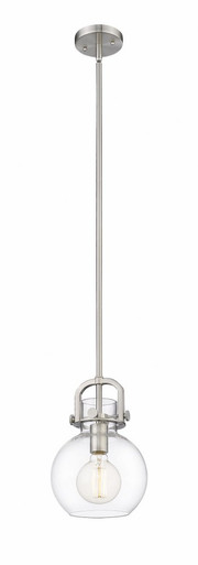 Newton Sphere 1 Light Stem Mini Pendant 11.25 Inch Tall by Innovations - 410-1SS-G410-8
