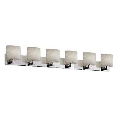 Clouds Modular 6 Light Vanity Light by Justice Design - CLD-8926-30