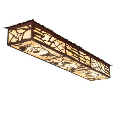 Whispering Pines 54W 6 LED Flush Mount 6 x 12.5 In by Meyda Tiffany - 234976