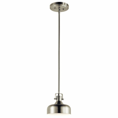 8W 1 LED Light Small Pendant 7.25 Inch Tall by Kichler - 11301NILED