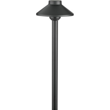 1 Light Stepped Dome Path Light 19.25 Inch Tall X 6.13 Inch Wide by Kichler - 15505BKB