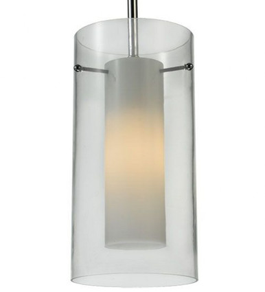 Cilindro 1 Light Mini Pendant 60 x 6 Inches by Meyda Tiffany - 128333