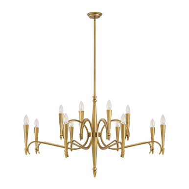 Tremont 12 Light Chandelier 24.63 Inch Tall and 44 Inch Wide by Savoy House - 1-9418-12-220
