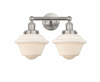 Oxford 2 Light Industrial Vanity Light 15.5 Inch Wide by Innovations - 616-2W-G53