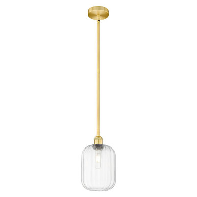 Preston 1 Light Edison Jar Stem Hung Mini Pendant 11.25 Inch by Innovations - 616-1S-G460-7