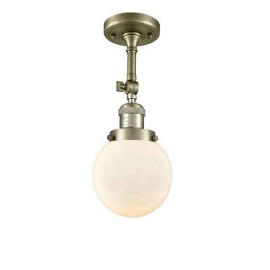 Beacon 1 Light Adjustable Semi Flush Mount 14.88X6 Inch Wide by Innovations - 201F-G20-6