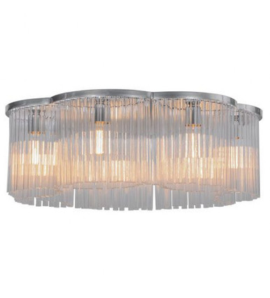 Ivela 7 Light Flush Mount 10.5 x 32 In by Meyda Tiffany - 144091