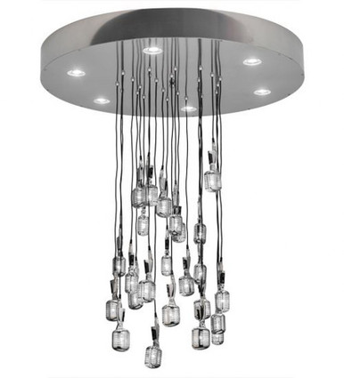 Phonic 24 Light Cascading Pendant 10 x 48 Inches by Meyda Tiffany - 170905