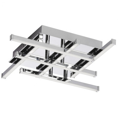 Summit 18W 6 LED 14.75 Inch Wide Steel Flush Mount by Dainolite - sum-1414fh-pc