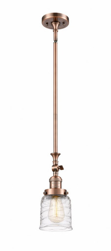 Bell 1 Light Adjustable Mini Pendant 11.63 X 5 Inch Wide by Innovations - 206-AC-G513