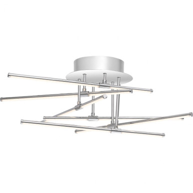 Lightshow 22W 1 LED 22.25 Inch Wide Semi Flush Mount by Quoizel - PCLS1722C