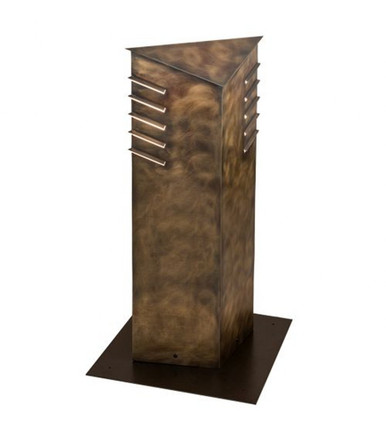 Aploks 4 Light Bollard 36 Inches H and 13 Inches W by Meyda Tiffany - 213135